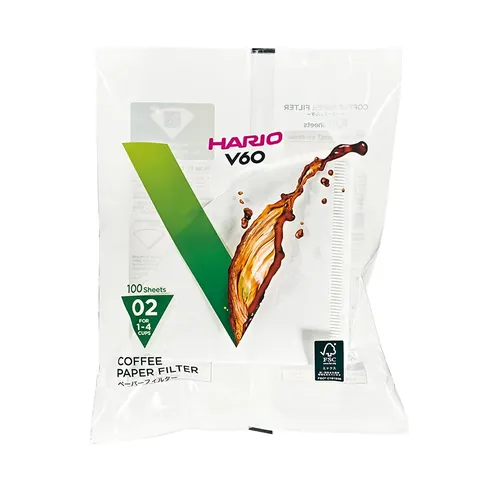 Hario filtros de papel V60 02 (100 uds.)